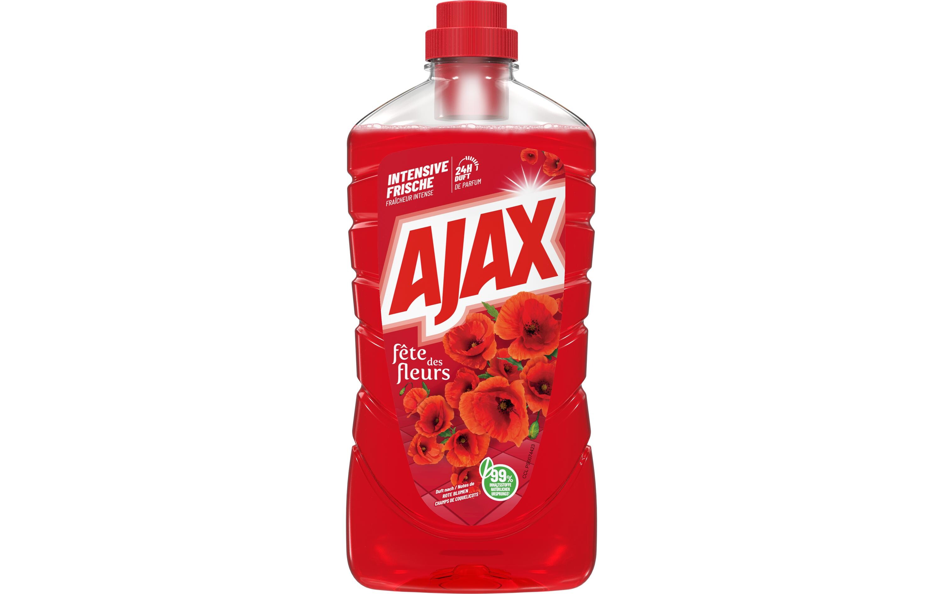 Allzweckreiniger Fête des fleurs Rote Blumen 1 lEffektiver Allzweckreiniger mit frischem Duft