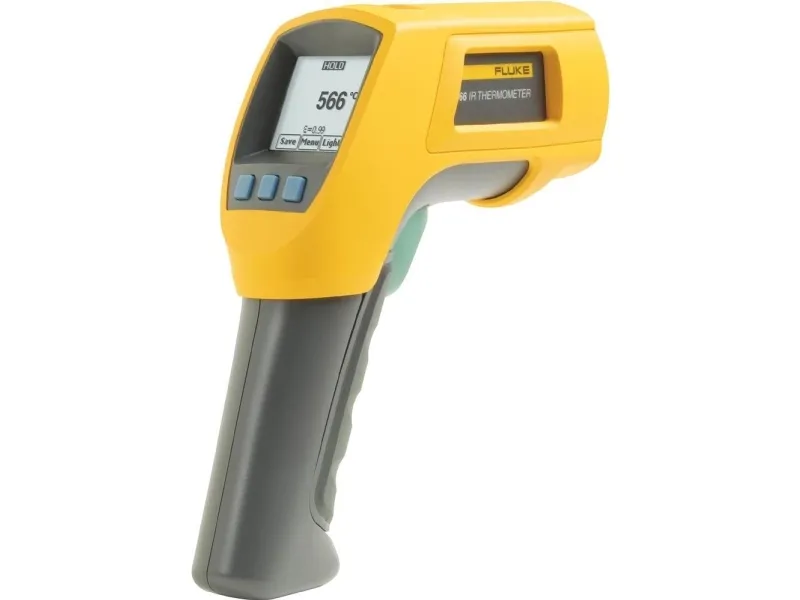 Fluke 566, F, °C, -40 - 650 °C, Sort, Gul, -40 - 1202 °F, 1 °C, 500 ms