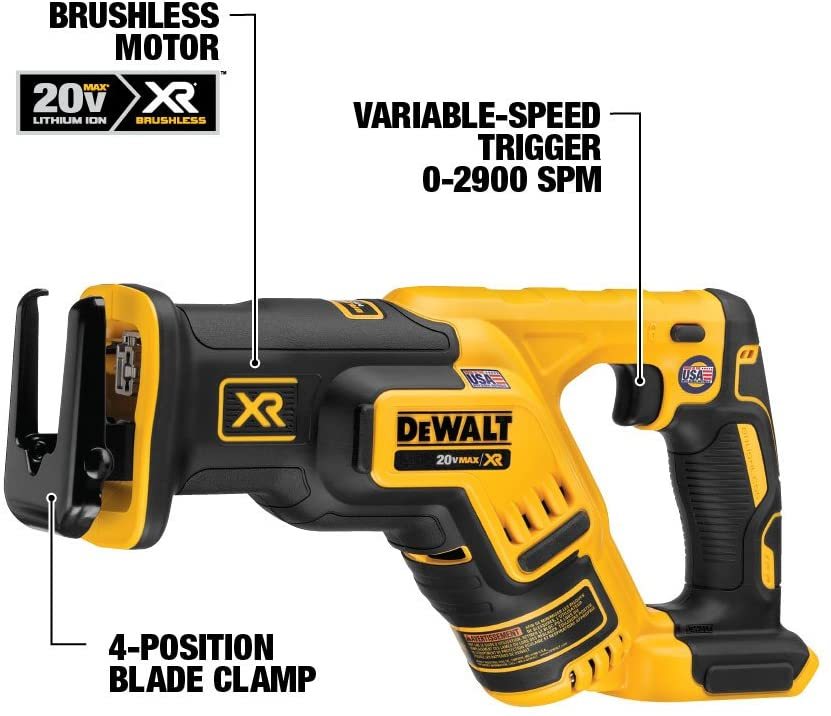 DEWALT 20V MAX XR Brushless Combo Kit, Compact 6 Tool (DCK684D2)