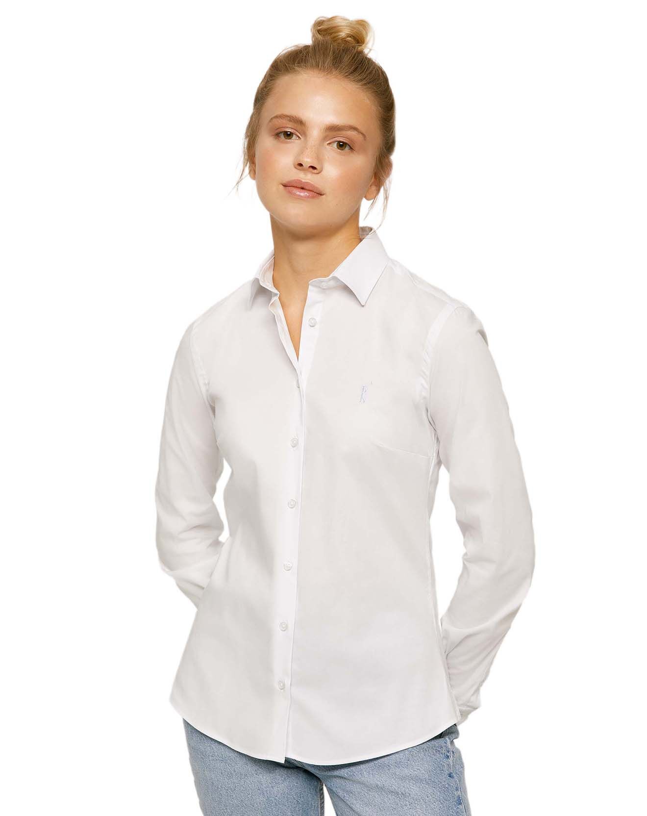 Polo Club Chemise Miss Rigby Go Stretch blanche