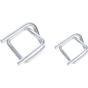 Boucle de cerclage en métal zingué