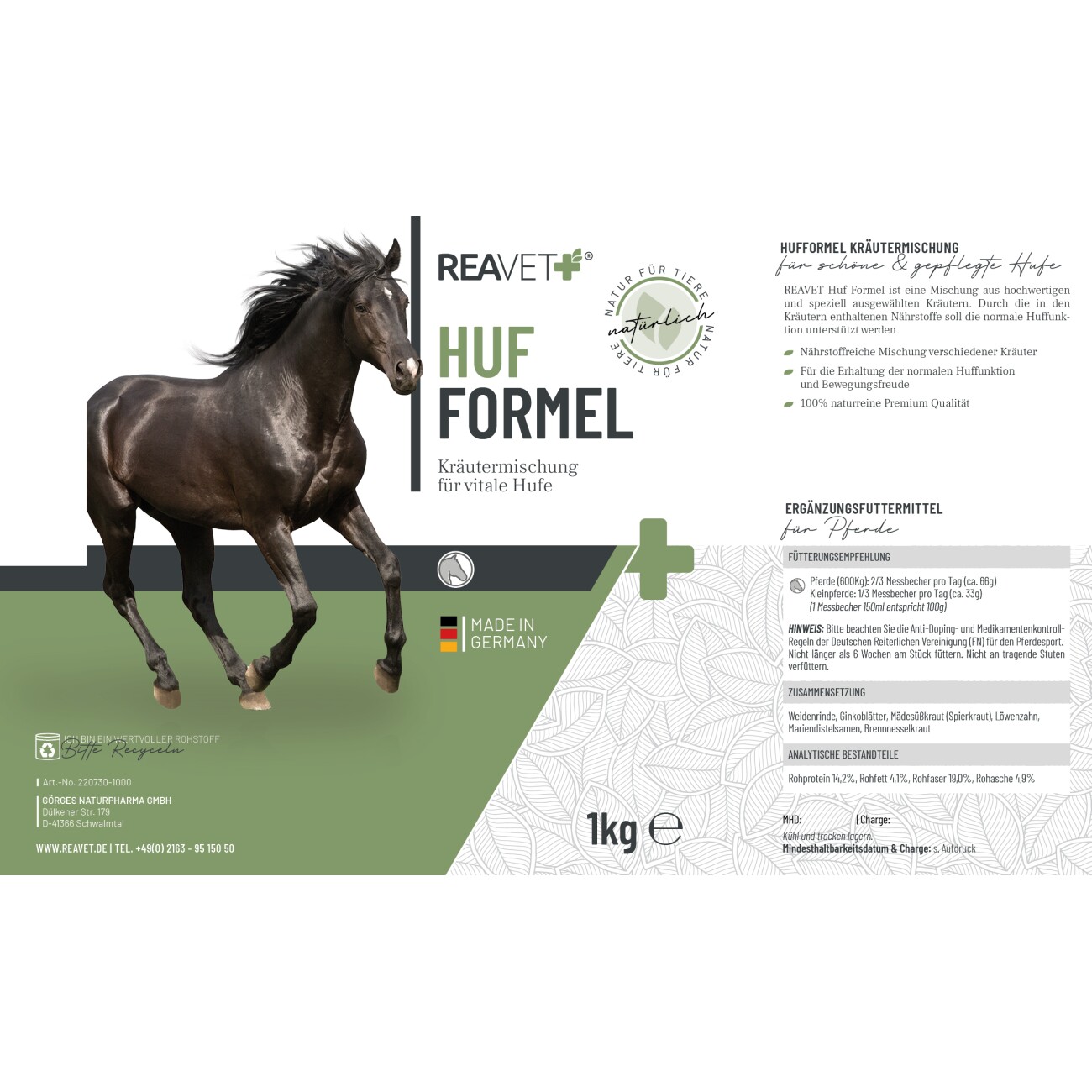REAVET Hufformel 1kg