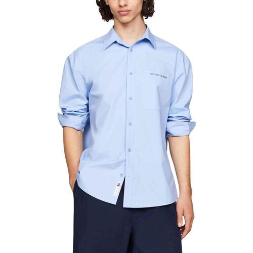 Tommy Jeans - TJM RLX CLASSIC SHIRT EXT Azul