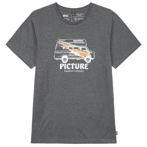 T-shirt PICTURE CUSTOM VAN TEE DARK GREY MELANGE