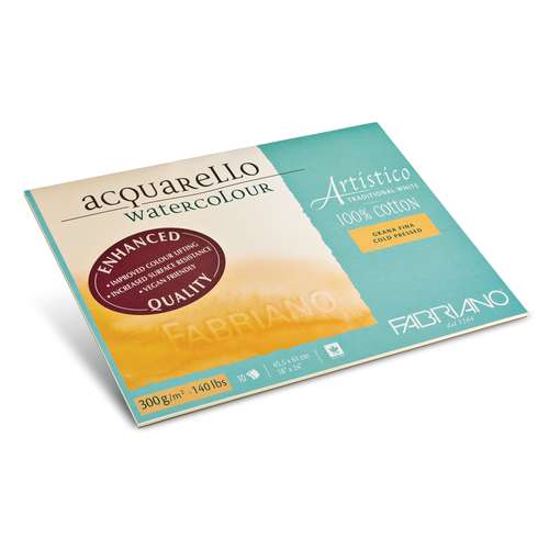 FABRIANO® „Artistico“, naturweiß Bütten-Aquarellkarton
