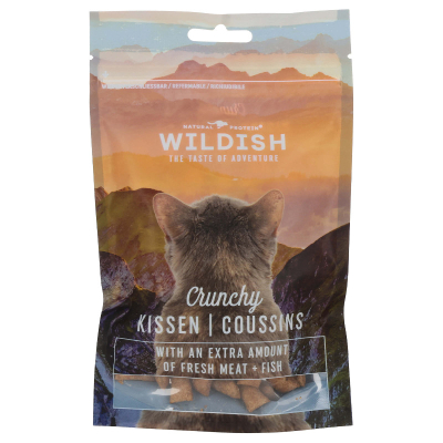 Wildish Cat Crunchy Kissen gefüllt 80g