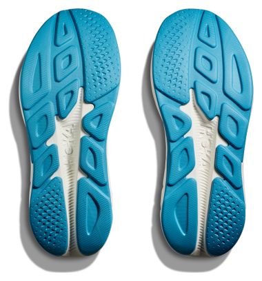 Chaussures Running Hoka Rincon 4 Blanc/Rose/Bleu Femme