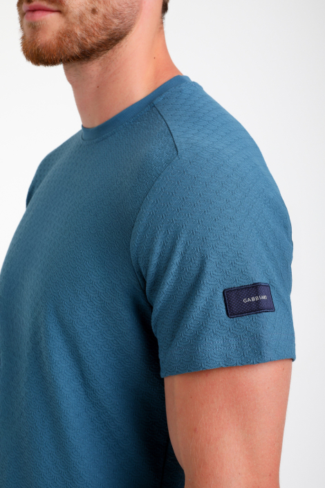 Gabbiano blauwe heren t-shirt