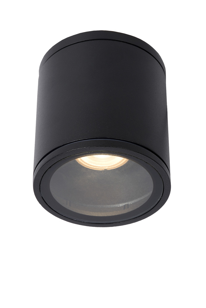 Lucide Aven plafondlamp 50W rond zwart