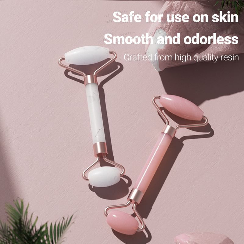 Karnemelk - Hars Gezichtsmassage Roller / Gua Sha Schraper