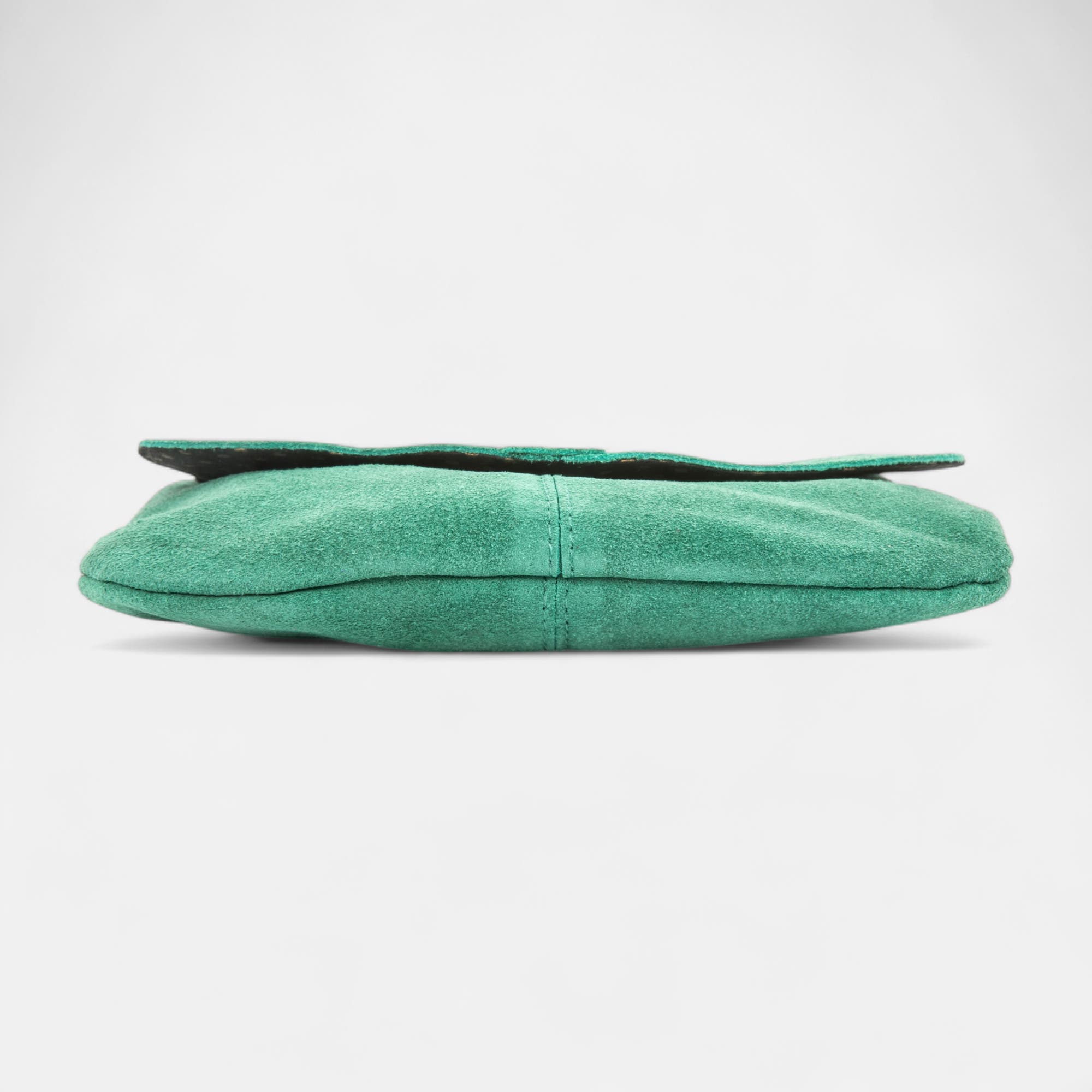 Sac bandoulière en cuir vert