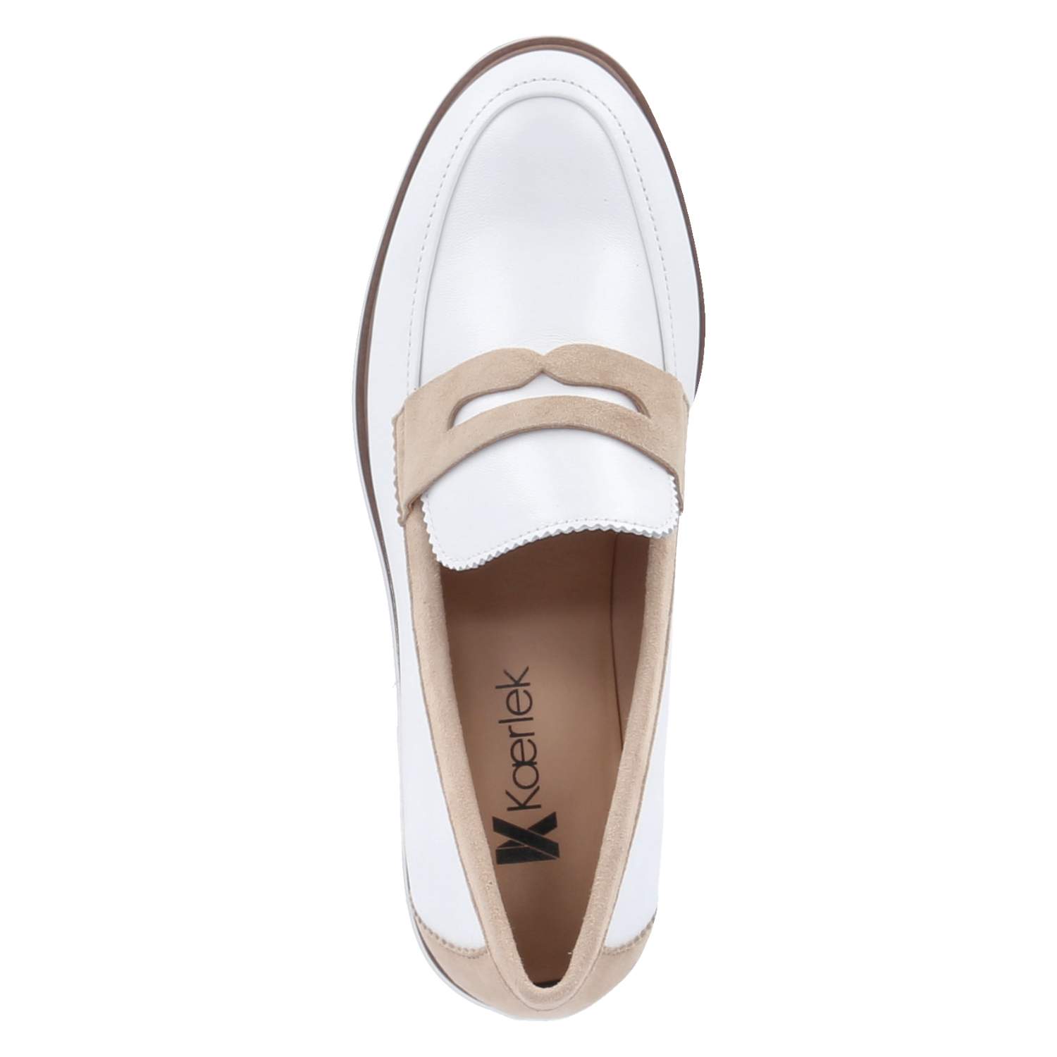 Kaerlek Slipper - white, desert