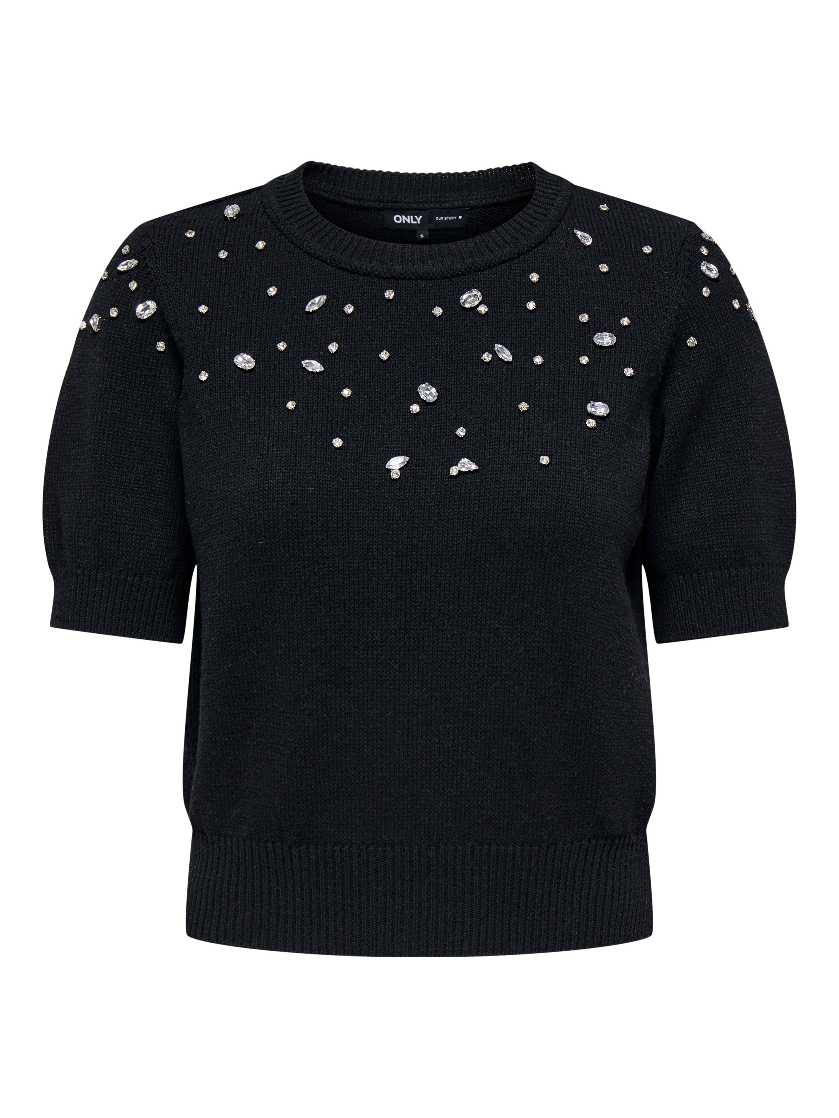 ONLJULES Gestricktes Oberteil Black