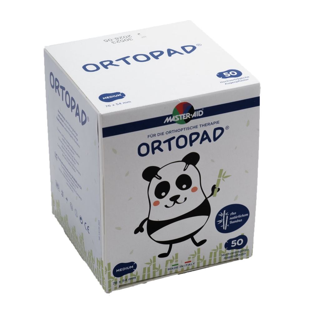 ORTOPAD Occlusionspflaster Medium weiss 2-4 Jahre 50 Stk