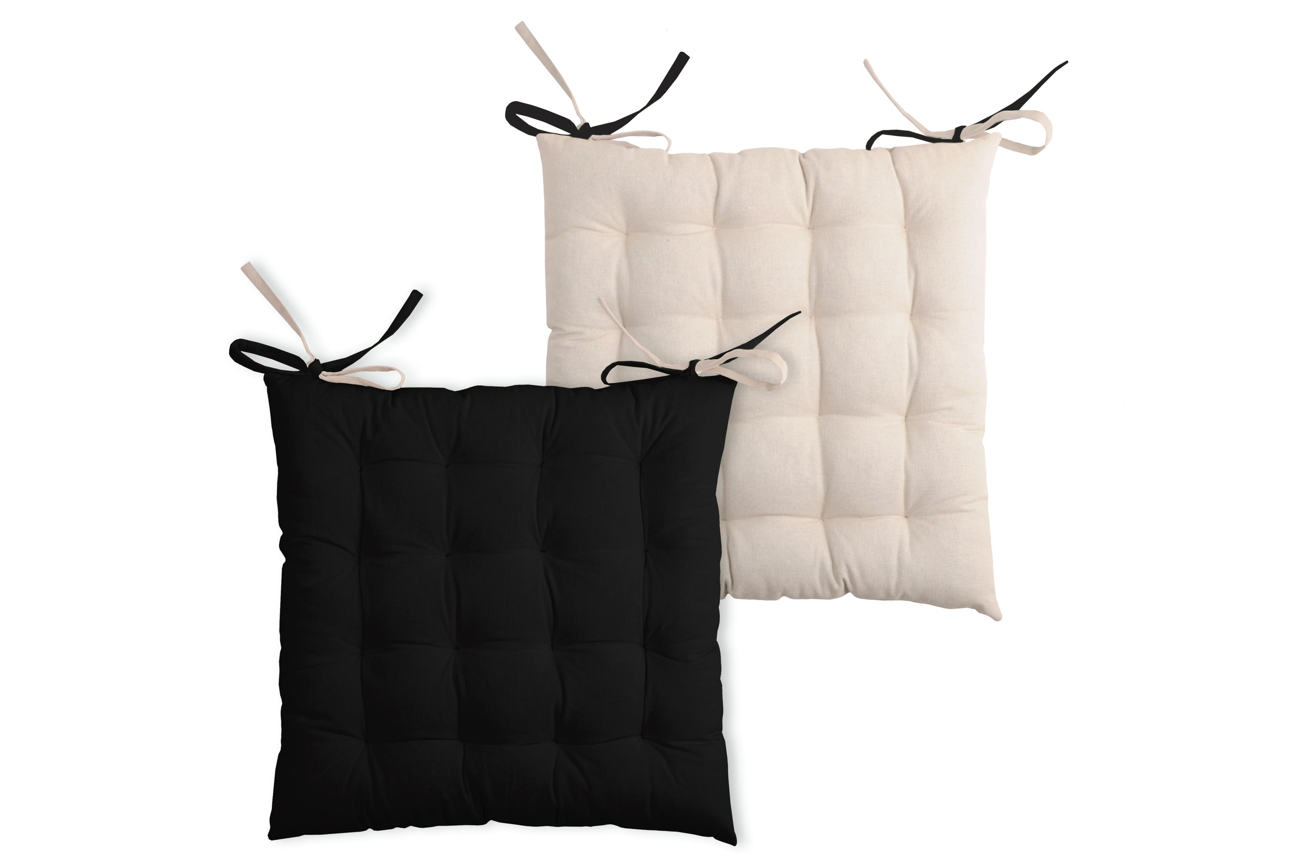 DUO GALETTE 16PTS 40X40 NOIR LIN