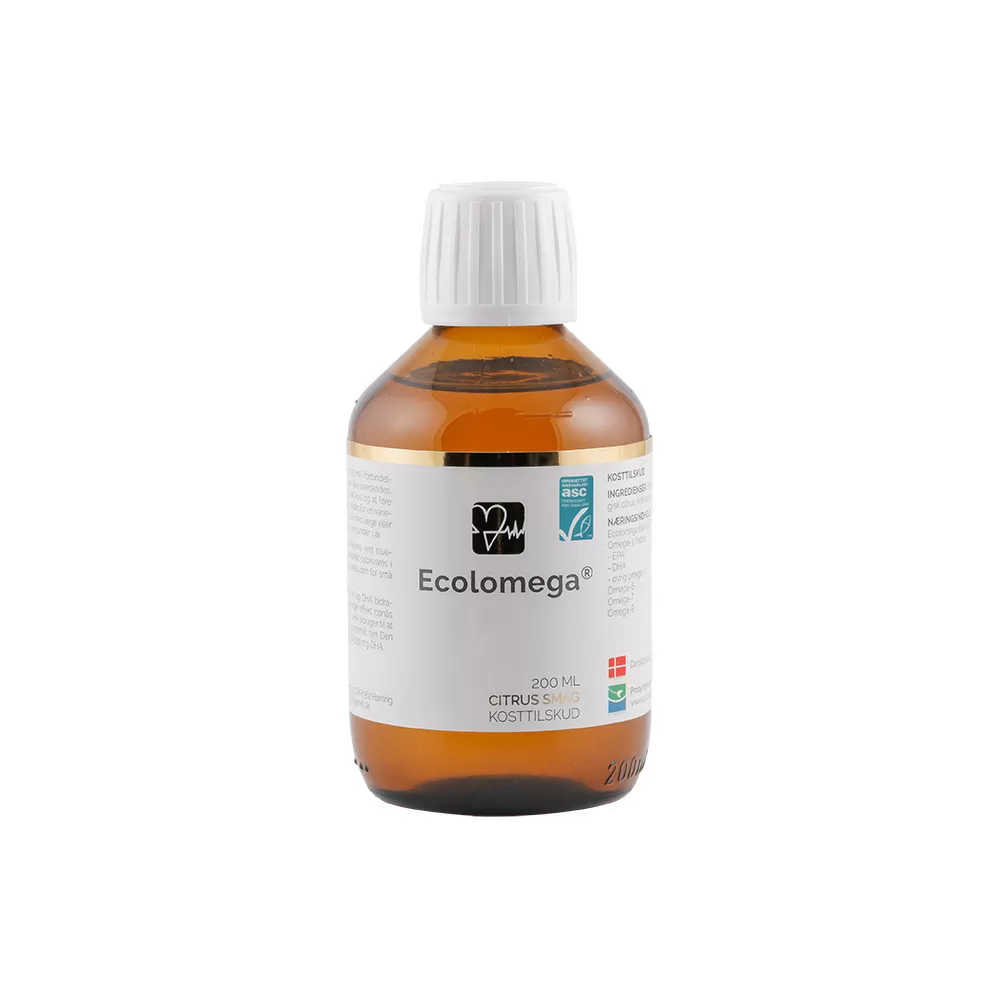 Natur-Drogeriet Ecolomega Fiskeolie Ø - 200 ml