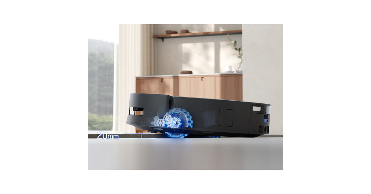 ECOVACSDeebot T80 Omni robotstofzuiger  (Zwart, 18000 Pa | ZeroTangle 3.0 | TruEdge 2.0 + 3D Edge)