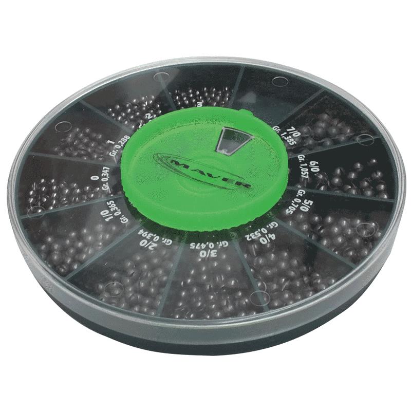 Boîte De Plombs Maver Pallini Supercalibrati Misti Ronde