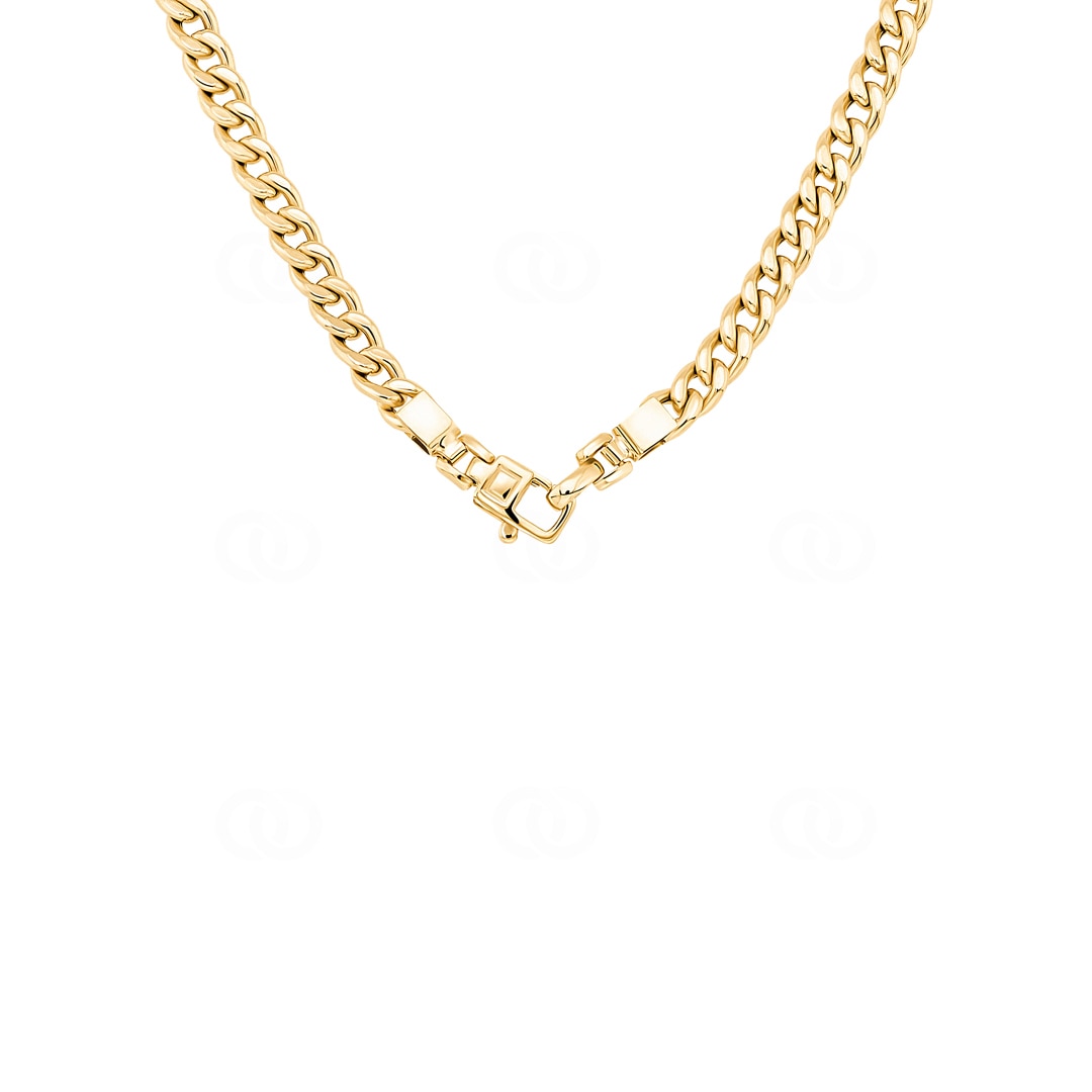 4.5mm Panzerkette 750/18 K Gelbgold halbmassiv