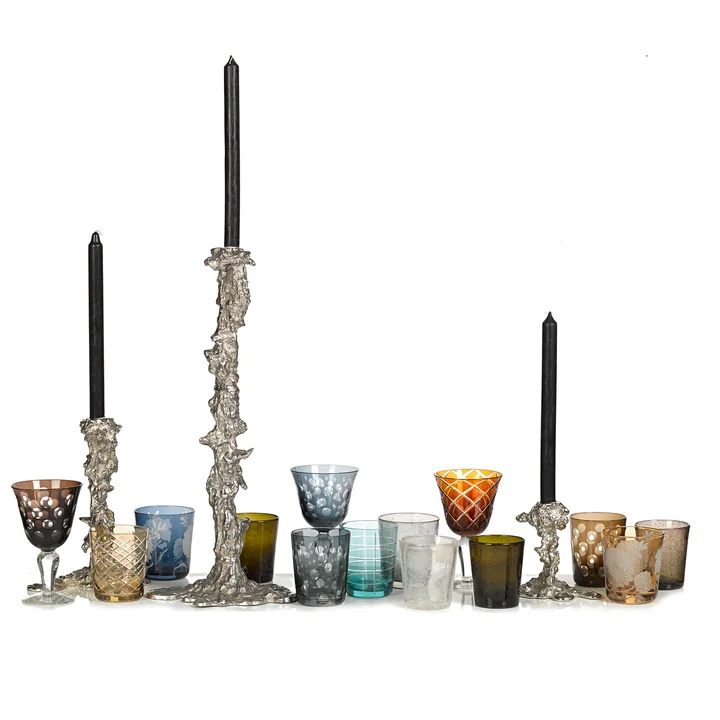 Pols Potten - Drip Kerzenständer, L, silber