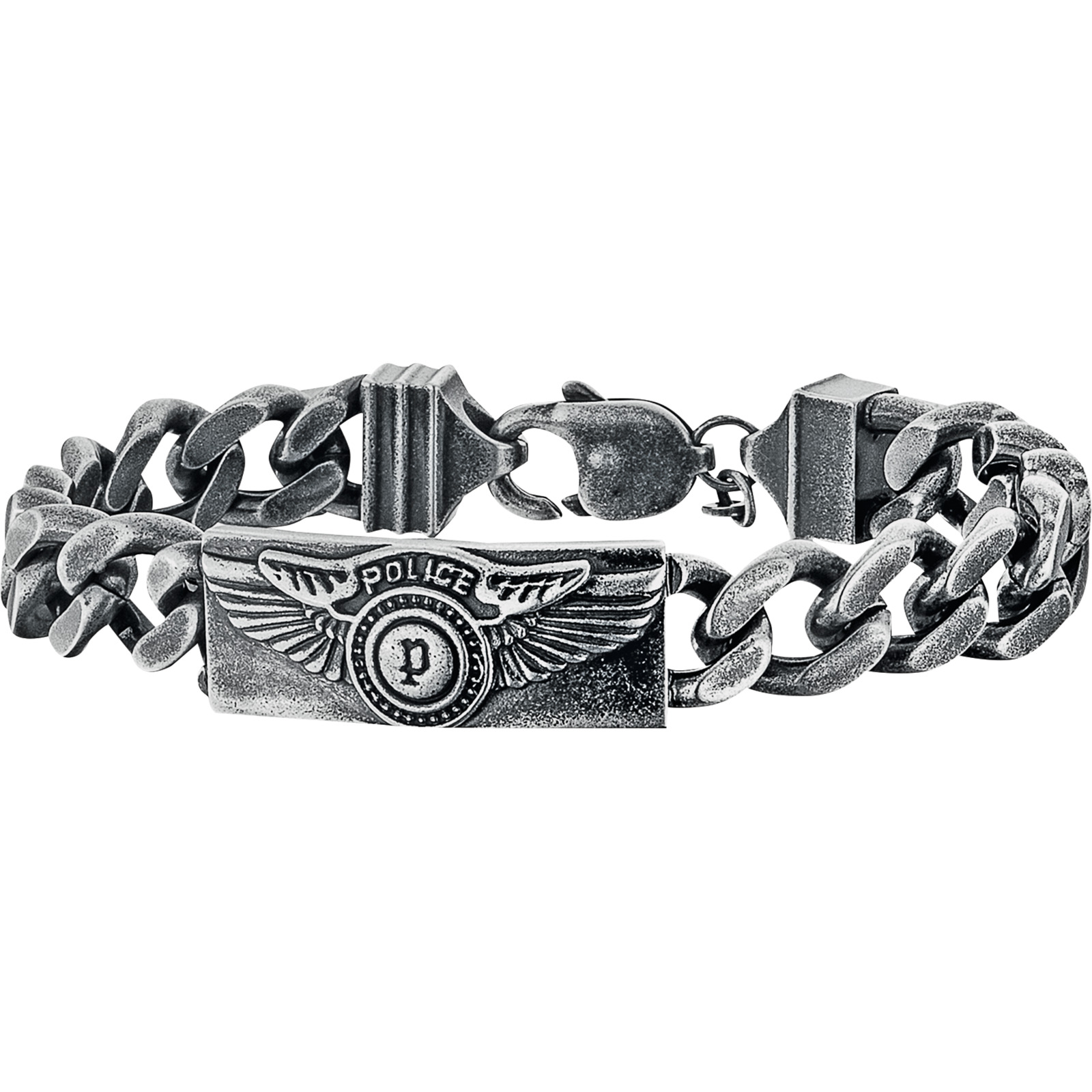 Police Herren-Panzerketten-Armband Freedom Gr. L
