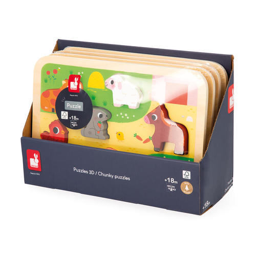 Chunky puzzle à la ferme - JANOD