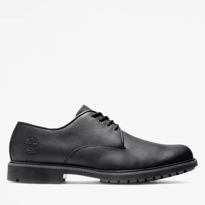 Chaussure Oxford Stormbucks imperméable pour homme en noir