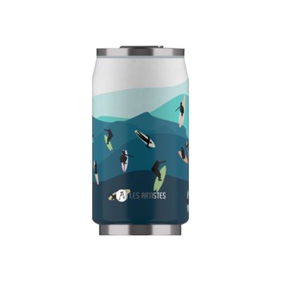 Les Artistes Paris - Canette isotherme - surf - 280 ml - acier inoxydable