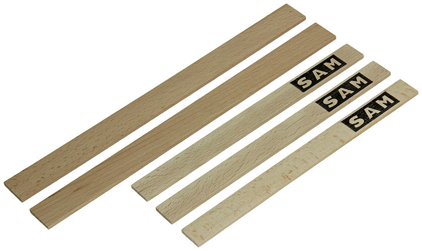 SAM - Verfroerhoutjes 5 stuks - 38x9x1 cm - Hout - 38.5 cm