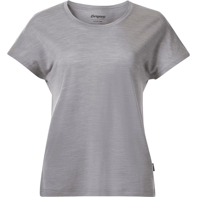 Bergans Whenever Merino Tee Women Magnesium Grey