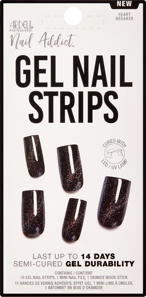 ARDELL Nail Addict Gel Nail Strips Heart Breaker 16 Stk