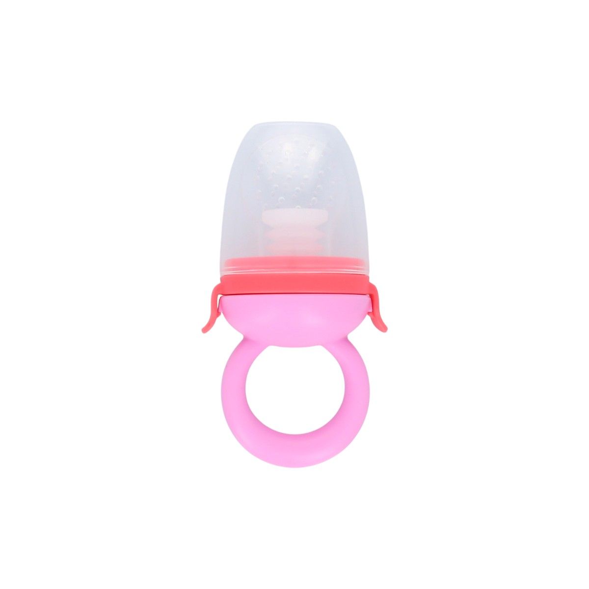 Tétine grignoteuse rose Pause goûter