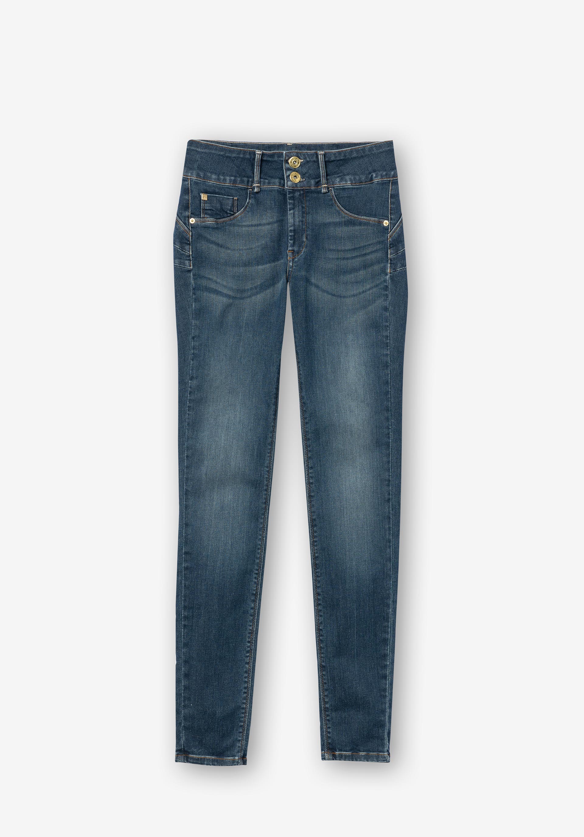 Jeans One Size Double-up Skinny Cintura Alta