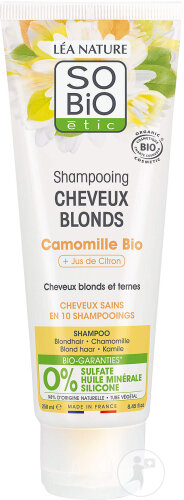 So'Bio Étic Shampoing Camomille Et Citron Tube 250ml
