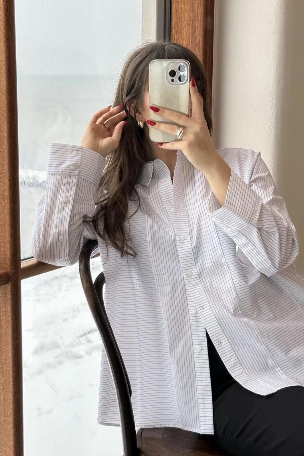 Neo Noir Gili Stripe Shirt