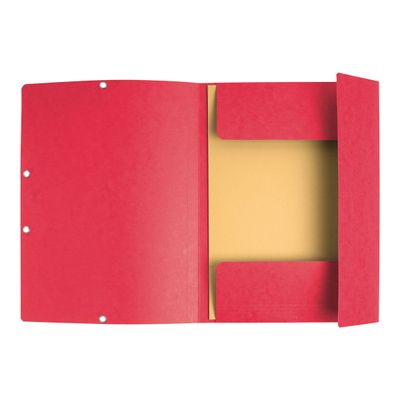 Exacompta Nature Future - 10 Chemises à 3 rabats - A4 - pour 250 feuilles - rouge
