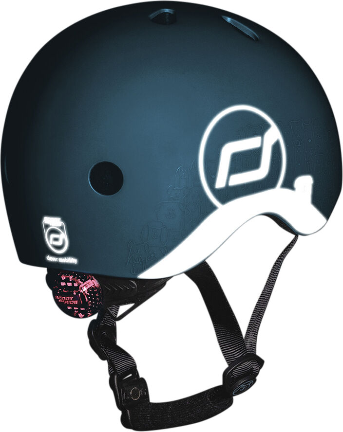 Scoot & Ride Helmet XXS reflective forest Grøn