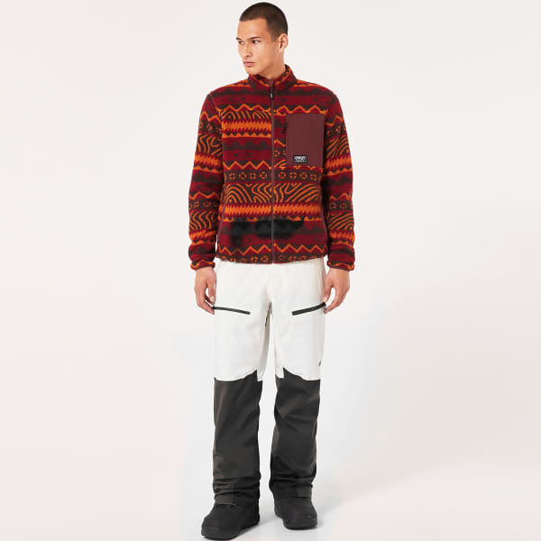 Veste polaire OAKLEY MOUNTAIN FIRE SHERPA GRENACHE NORWAY PATTERN