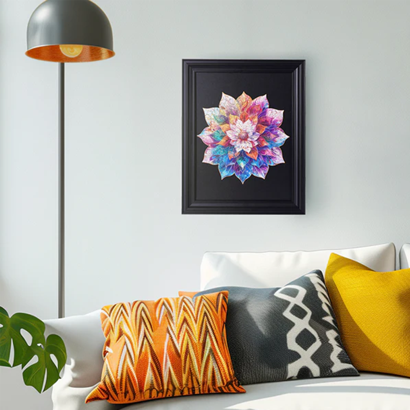 (200 Teile) Rowood Holz Jigsaw Puzzle Lege Spiel Home Deko für Erwachsene (TA001) - Mystic Mandala Flower