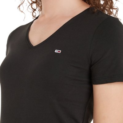 Tee-shirt à manches courtes femme Tjw Skinny Stretch V Neck TOMMY HILFIGER