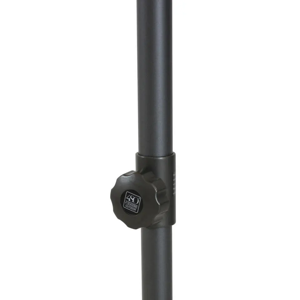 4 Seasons Outdoor Parasol Oasis Ø250 cm - donker grijs