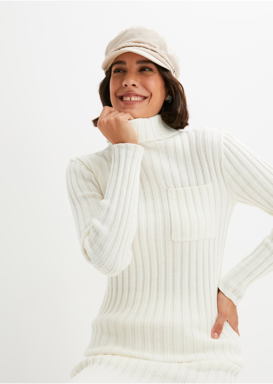 Pull à col roulé