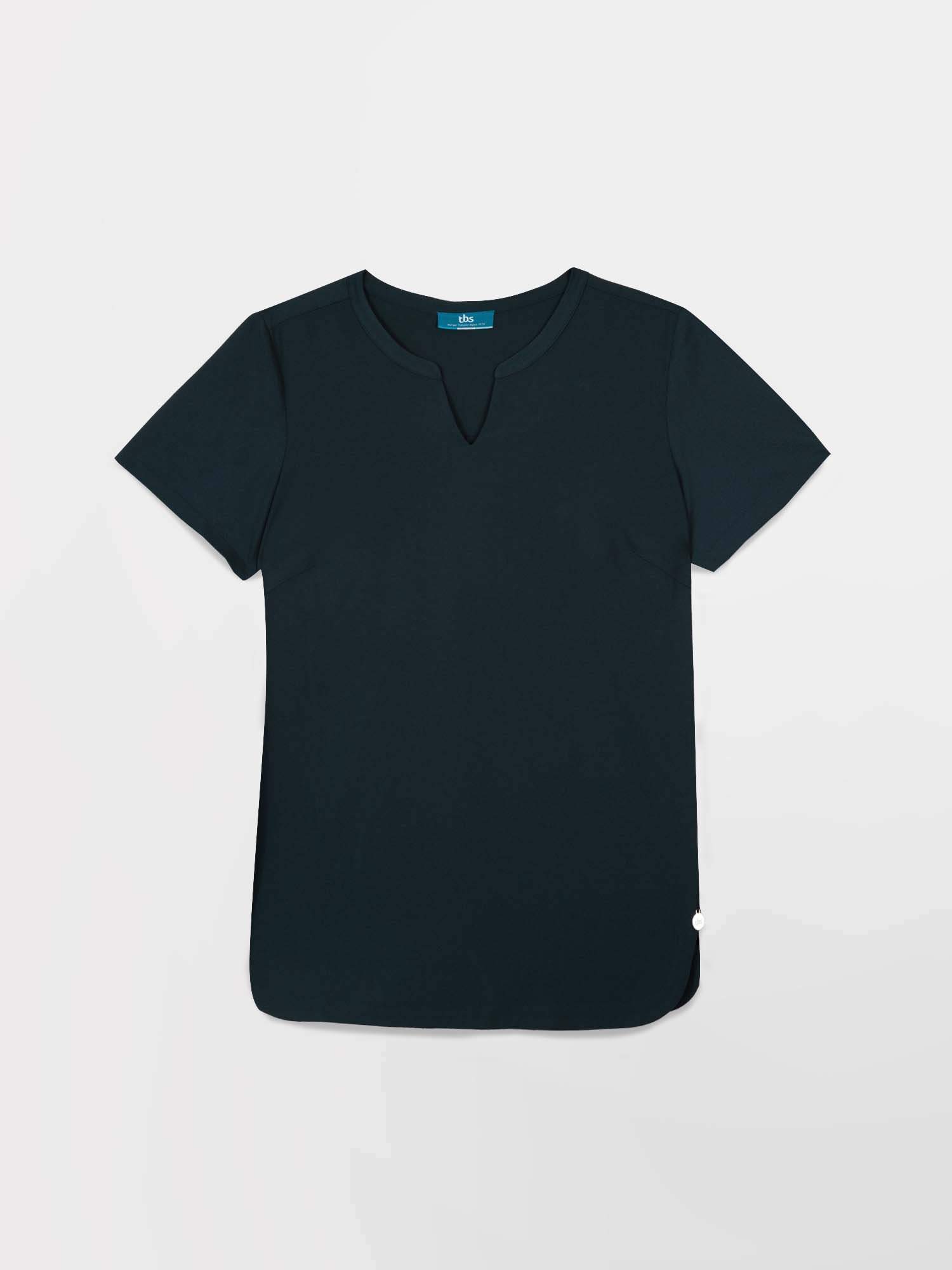 Blouse Femme Légère En Crêpe Marine