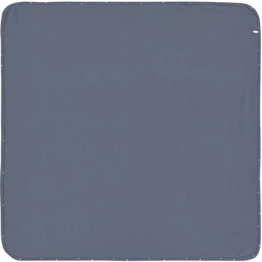 LÄSSIG Babydecke Triangle blue 80 x 80 cm