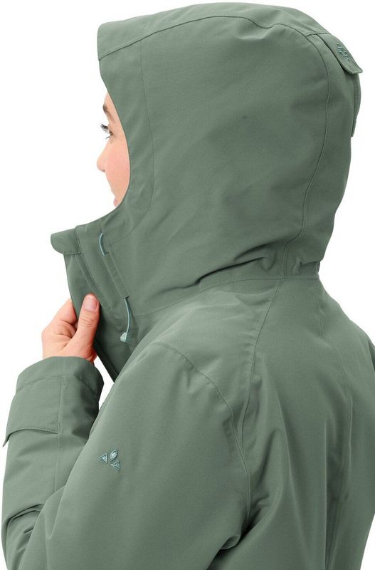 VAUDE - Skomer Winter Parka III - Hardshell Jas - Dames - Waterdicht - Met Kap
