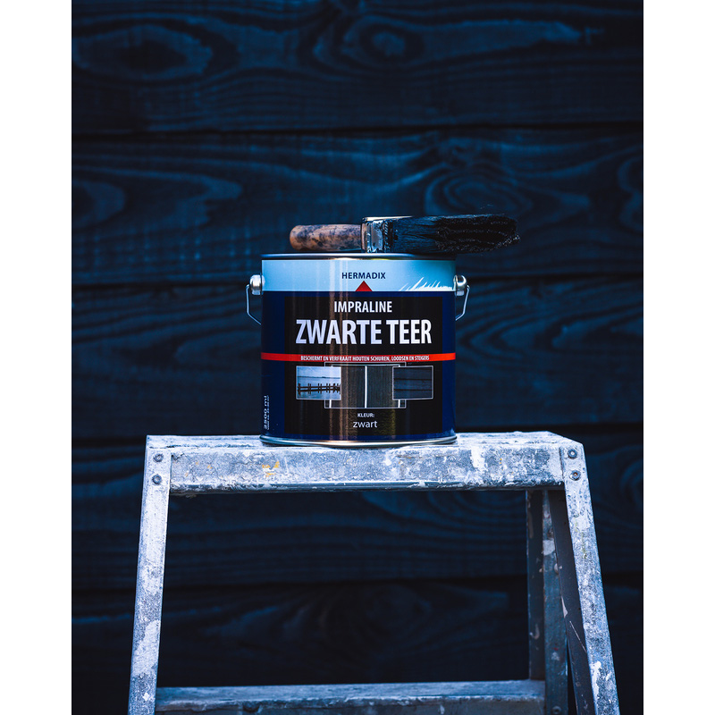 Hermadix impraline zwarte teer 2,5L