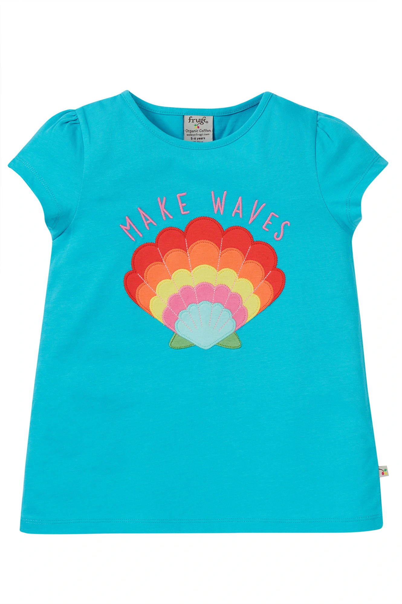T-Shirt SHELL in hellblau