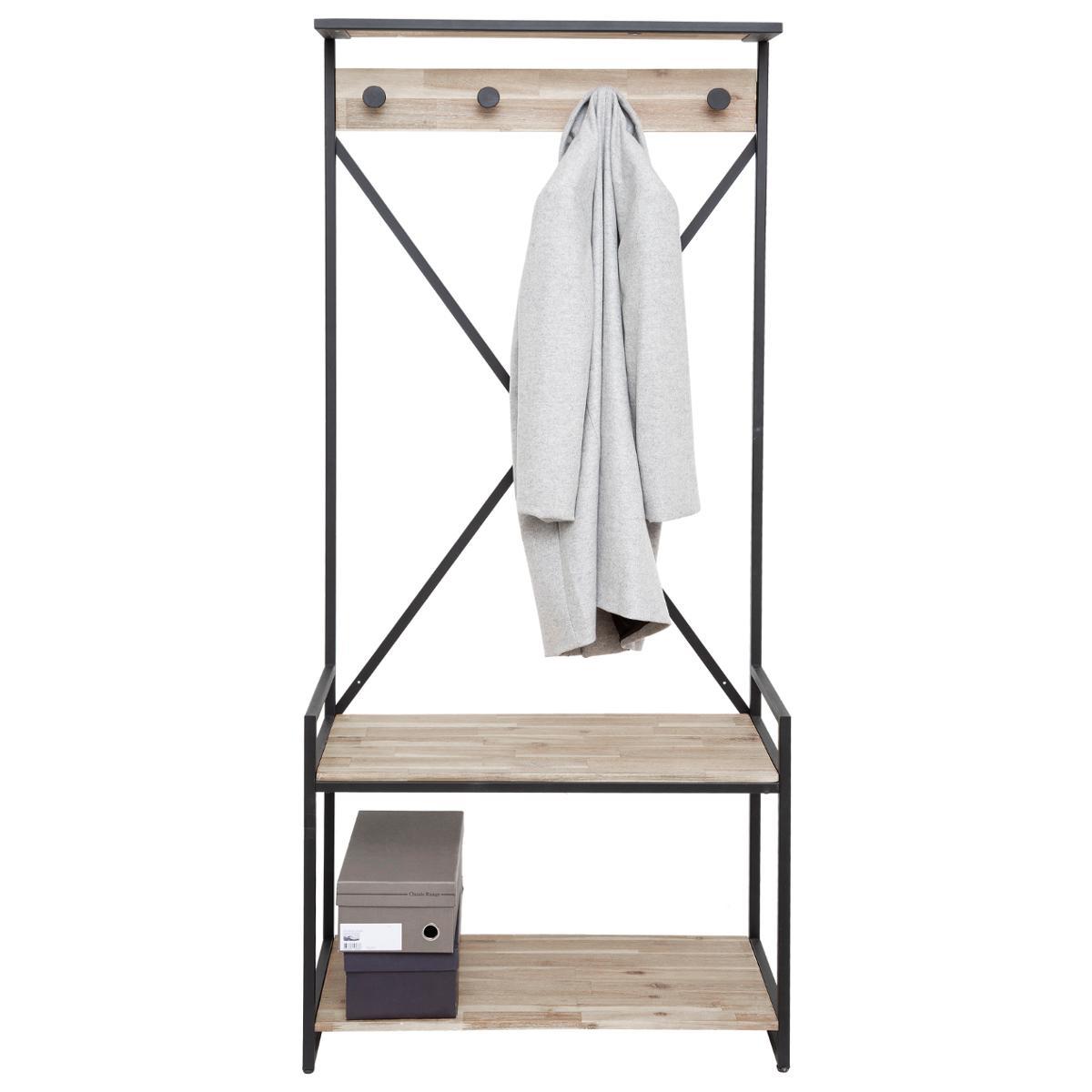 MEUBLE ENTREE EDENA D.80X35X184CM