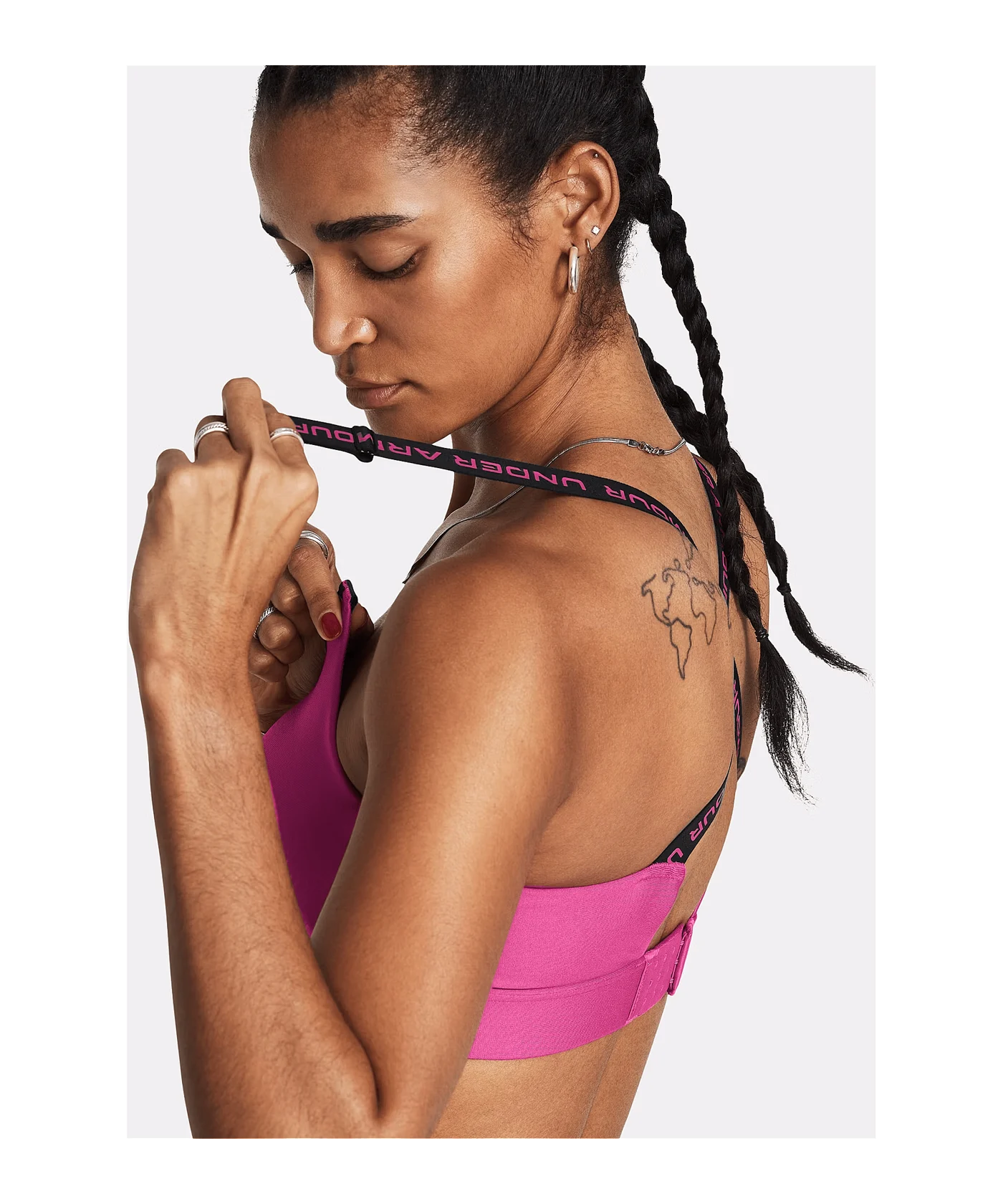 Under Armour Infinity Mid 2.0 Sport-BH Damen Pink