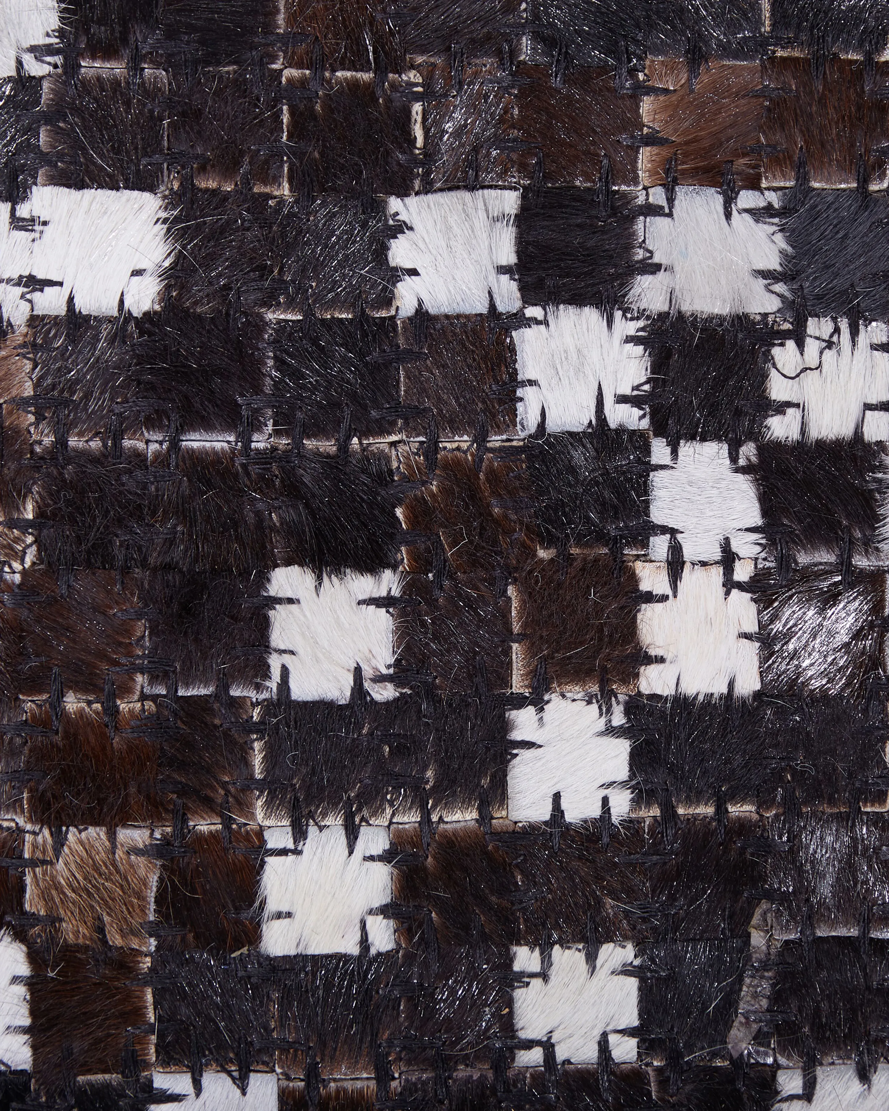 Vloerkleed AKKESE Bruin 160 x 230 cm Leer